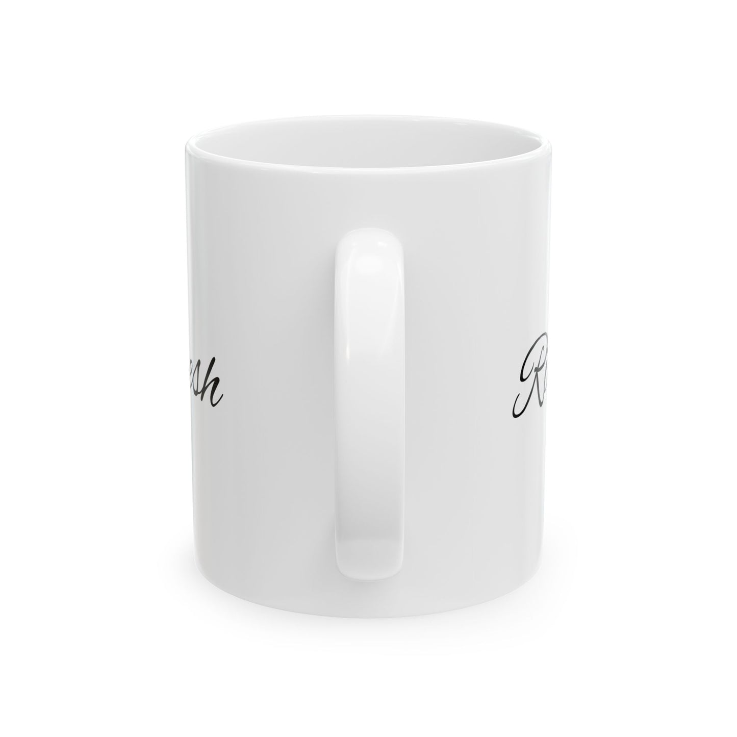 Motivational Ceramic Coffee Mug – "Wake Up & Start Living"