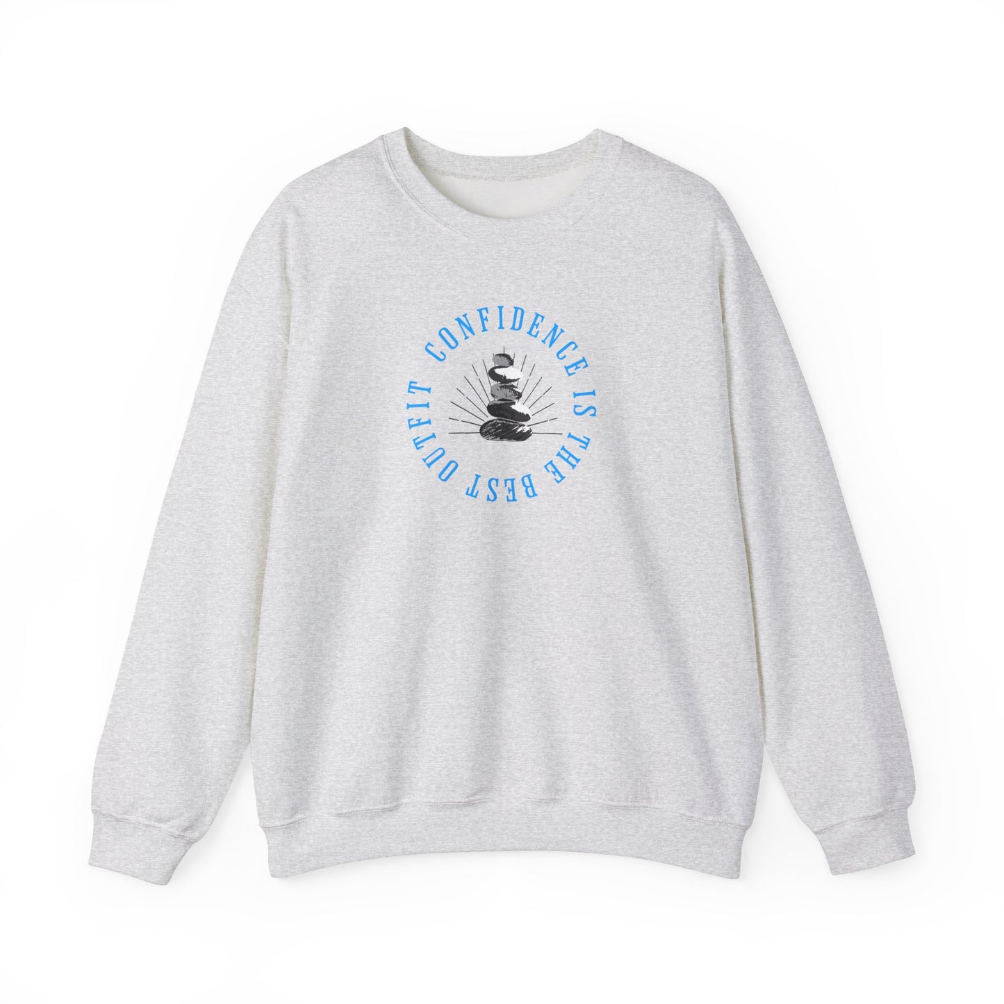 Inspirational Confidence Crewneck Sweatshirt - Unisex Heavy Blend™ - Positive Motivational Quote