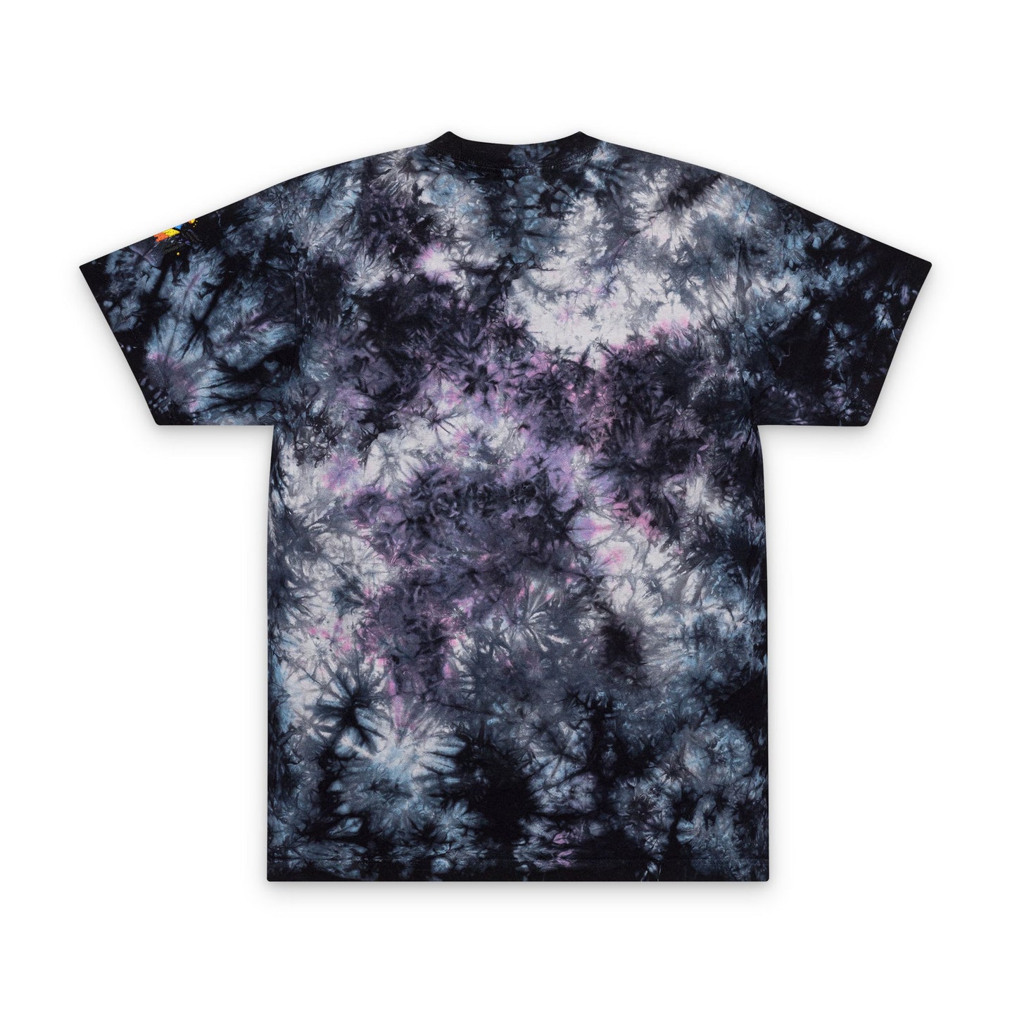 Vibrant Oversized Tie-Dye T-Shirt with Embroidery - Perfect for Festivals and Casual Wear