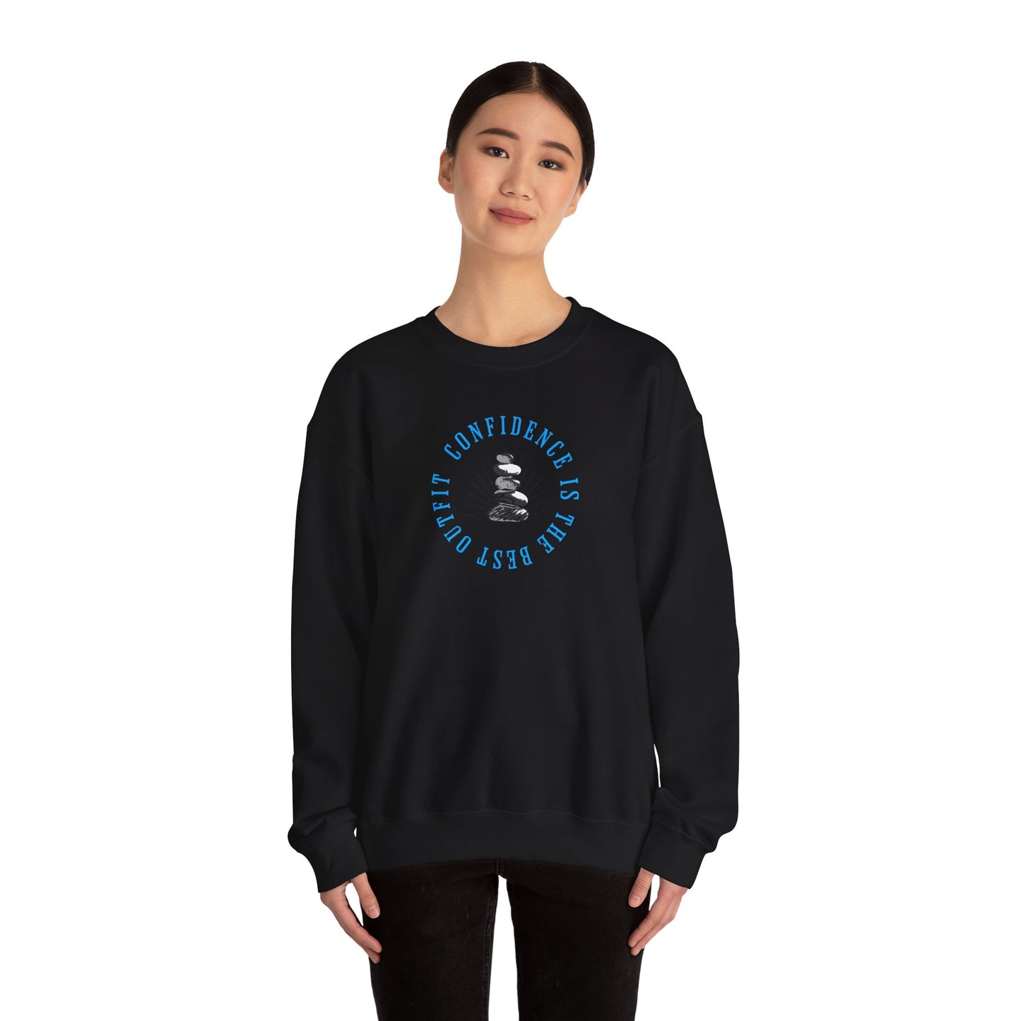 Inspirational Confidence Crewneck Sweatshirt - Unisex Heavy Blend™ - Positive Motivational Quote