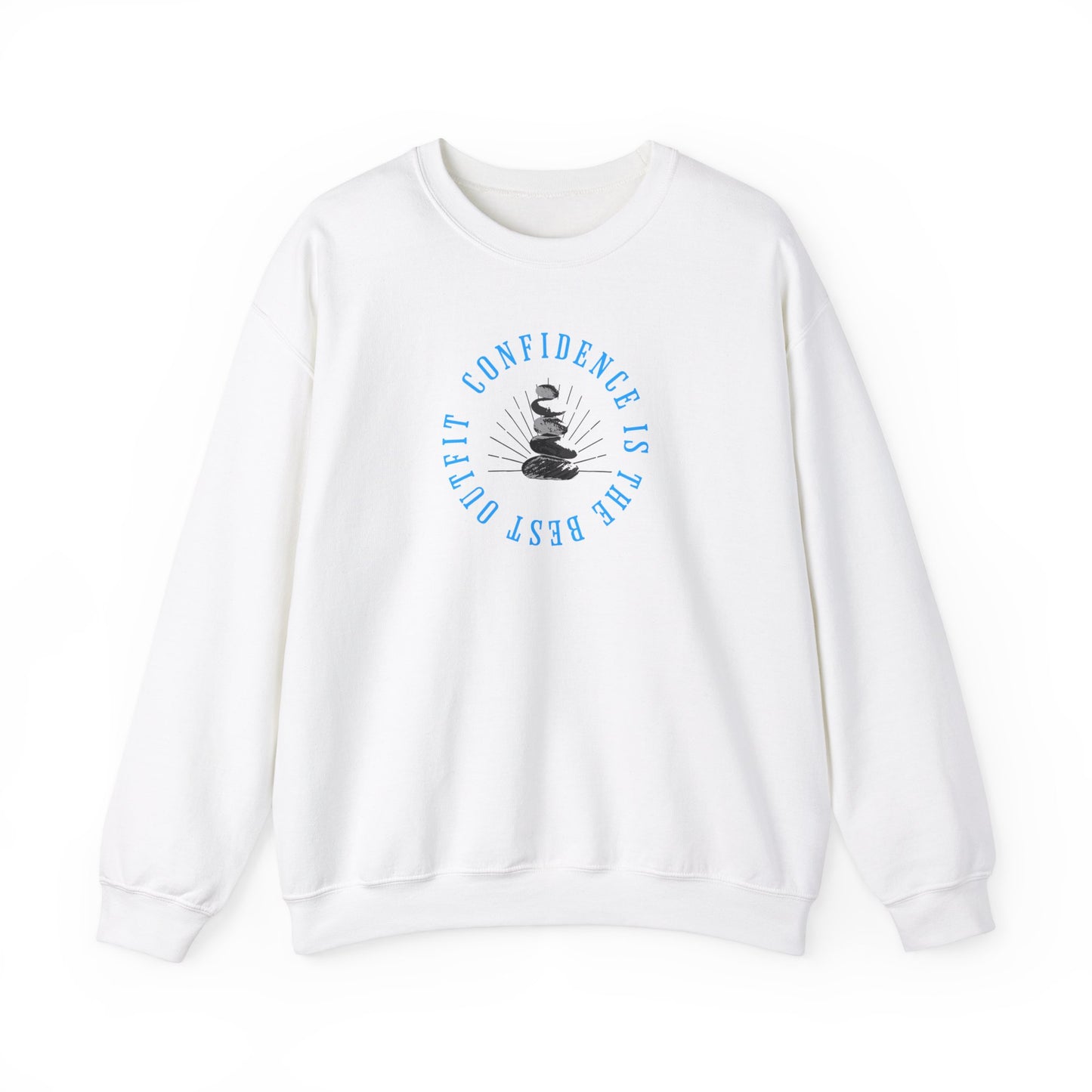 Inspirational Confidence Crewneck Sweatshirt - Unisex Heavy Blend™ - Positive Motivational Quote