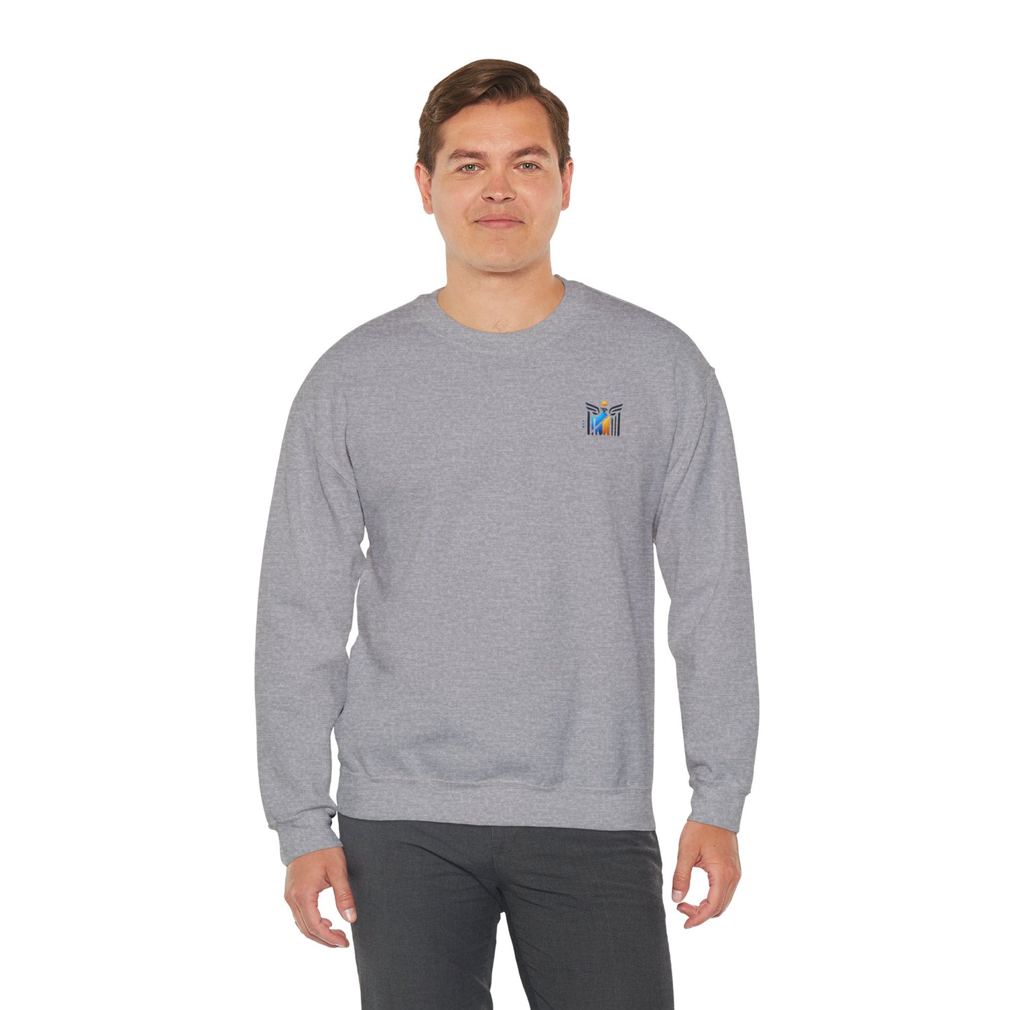 Inspirational Unisex Crewneck Sweatshirt - "Rise, Shine & Grind"