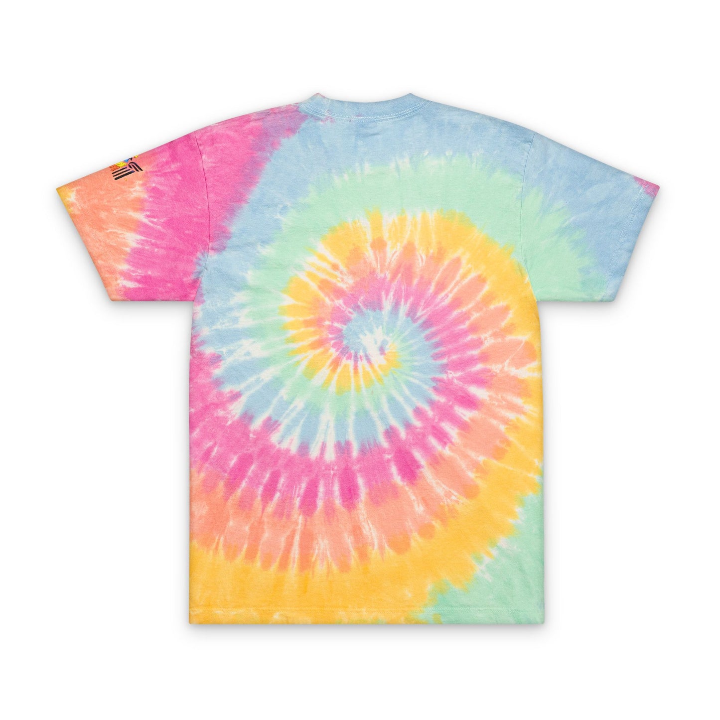 Vibrant Oversized Tie-Dye T-Shirt with Embroidery - Perfect for Festivals and Casual Wear